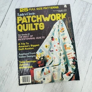 1976 Damen Kreis Patchwork Quilts 25 Full-Size Quilt Muster Nr. 4 Vintage - Bild 1 von 8