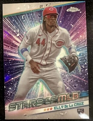 2024 Topps Series 1 Stars of MLB Chrome Insert COMPLETE YOUR SET #1-30 Elly RC!! - Image 1 of 2