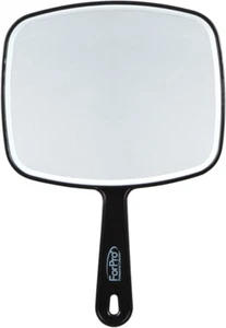 Hand Held Mirror Extra Large For Barber Lady Makeup Beauty Cosmetic With Handle - Picture 1 of 6