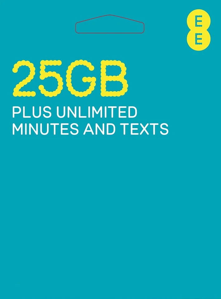 EE £15 Sim Card Pay as you go Prepaid - BRAND NEW - Free Postage - Image 1 of 1