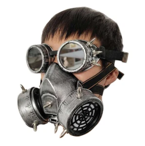 Steampunk Mask Halloween Costume Cosplay Masquerade Gas Dress up Party  - Picture 1 of 7