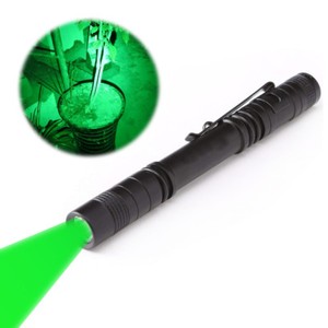 3W Pen Type Green Light LED Flashlight Hunting Night Vision 2*AAA Battery Torch