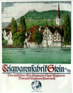 Original vintage poster STEIN AM RHEIN SWISS VILLAGE c.1910 - Picture 1 of 1