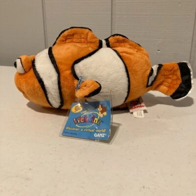 ¡Nuevo! WEBKINZ Pez Payaso HM219 + Código Sellado Peluche Animal Retirado Foto 1 de 4