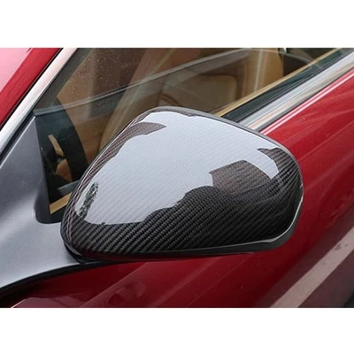 Reemplazo de cubierta de espejo lateral de fibra de carbono seca para Maserati GranTurismo MC 2008-2019 Foto 1 de 4