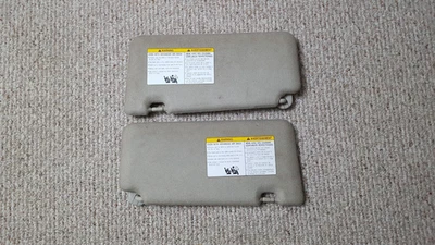 07-12 Nissan Versa Sunvisor Sun Visor Shade Sunshade Set Tan Beige - Image 1 of 3
