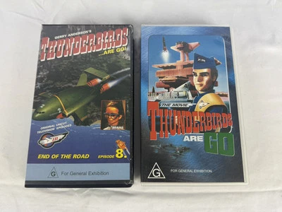 Vintage 2x Thunderbirds Are Go VHS Tapes The Movie End Of The Road Ep. 8 - Image 1 of 4