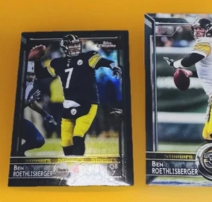 2015 Topps chrome MINI BLACK BEN ROETHLISBERGER 8/15 Steelers #30 mint 🔥 - Picture 1 of 14