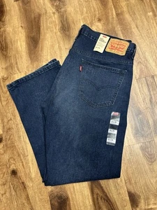 Levi 569 Loose Straight Men’s Blue Dark Wash NWT (Measured 37x29) - Picture 1 of 9