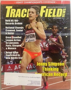 2014 Track and Field News September Jenny Simpson, USATF Championships - Picture 1 of 24