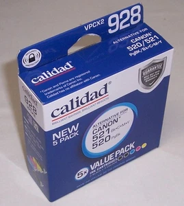 Calidad 928 VPCX2 for Canon 520/521 value pack (5 cartridges) - iP4700,iP3600+ - Bild 1 von 1