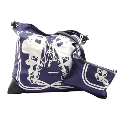 Bolso de Hombro Hermes Silky City Mm Brides De Gala Cuero Seda Mujeres Blanco Uno Foto 1 de 4