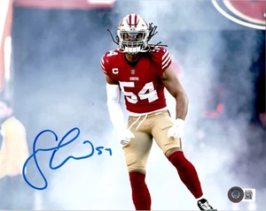 FRED WARNER SIGNED AUTOGRAPH 8X10 PHOTO SAN FRANCISCO 49ERS ALL PRO BECKETT BAS - Picture 1 of 1