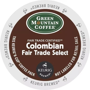 96/PACK - Green Mountain Colombian Fair Trade Coffee K-Cup Pods BULK PACKAGING - Picture 1 of 1