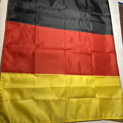 Bandeira do orgulho rural alemã de poliéster ponto único 2 anéis 3 pés por 5 pés - Imagem 1 de 4