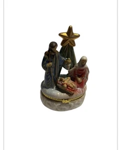 Nativity Scene Trinket Box - Picture 1 of 5