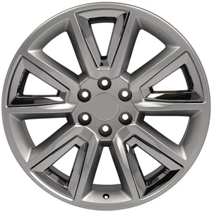 Hyper Wheel 20x8.5 Tahoe Style w/Chrome Inserts fits 99-17 Chevy Silverado 1500 - Picture 1 of 2