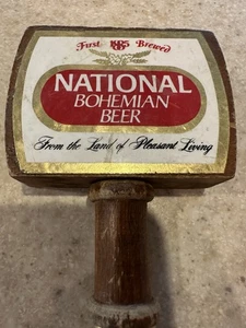 Vintage National Bohemian Natty Boh Mini Short Beer Tap Handle Bar Retro MCM - Picture 1 of 4