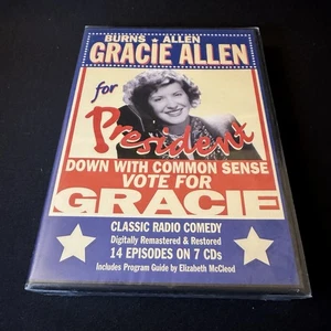 NEW Radio Spirits Burns & Allen Gracie for President 7 CDs/14 Episodes Comedy - Picture 1 of 2