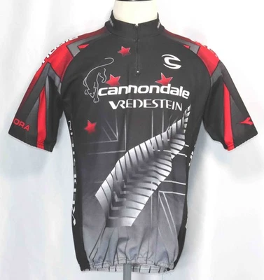 Camisa masculina de ciclismo Cannondale Vredestein 1/4 zíper bicicleta tamanho XL - Imagem 1 de 3