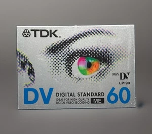 K7 Kassette Videocamcorder / TDK Mini DV 60 / DVM-60MEEA / SP:60min LP:90min - Bild 1 von 6