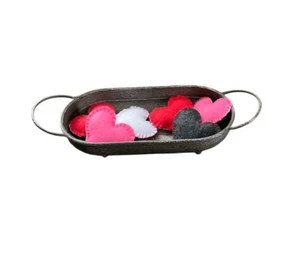 Bowl Fillers Country Decor 6 Hearts Handmade Valentines Gift Basket Primitive - Picture 1 of 4