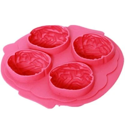 Bandeja de cubo de hielo con forma de cerebro sacow 3D de silicona molde whisky cócteles Foto 1 de 4