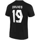 Alphonso Davies Team Canada Soccer 2021/22 Black Alternate Player Replica Jersey