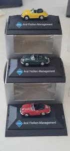 Porsche 356 Cabrio * ARAL Flotten-Managment * Herpa * 1:87 OVP Konvolut (rar) - Bild 1 von 10