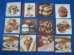 Hunkydory 12 Square Book Toppers Chocolate Lover's Papercraft Card Making Lot 1 - Picture 1 of 1