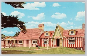 Postcard Putney Vermont Santa's Land USA Christmas Candy Cane Gift Shop - Picture 1 of 3