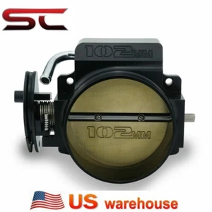 102mm Billet CABLE Throttle Body For GM Ls1 Ls2 Ls6 Ls3 Ls Ls7 CNC billet  - Picture 1 of 5