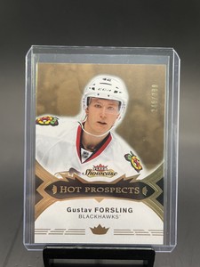 Gustav Forsling Fleer Showcase Numbered /399 Rookie Card 2016-2017 #115 Chicago