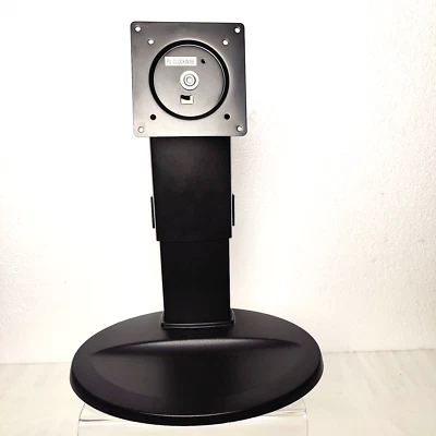 6lbs, 15 1/2" Tall Adjustable Height Single Monitor Stand VESA Mount Up to 27" - Image 1 of 4