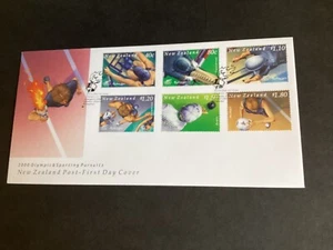 NEW ZEALAND FDC-2000 OLYMPICS & SPORTING PURSUITS SG 2347/52 - Bild 1 von 1