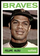 1964 Topps #65 Felipe Alou  Milwaukee Braves VG-VGEX