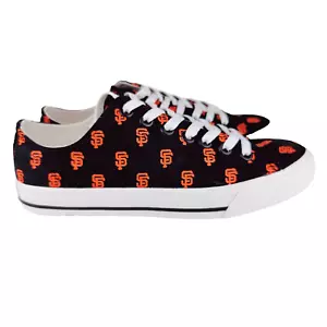 Row One SF Giants MLB Team Apparel Logo Men Size 7 EU 39.5 Women Sneakers Shoe - Picture 1 of 8