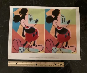 ANDY WARHOL FOUNDATION RARE 1995 LITHOGRAPH POP ART PRINT "DOUBLE MICKEY" 1981 - Picture 1 of 6
