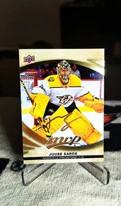 23-24 Mazo Superior MVP Juuse Saros Guión DORADO #181 SP Nashville Predators - Imagen 1 de 2