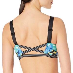 $24 2(X)IST Women's Modal Bralette in  Abstract Floral Nebulas Blue, XS