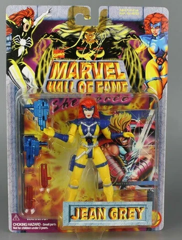 Vintage Toybiz Marvel JEAN GREY Action Figure 1996 X-Men Avengers gray Spiderman Cover
