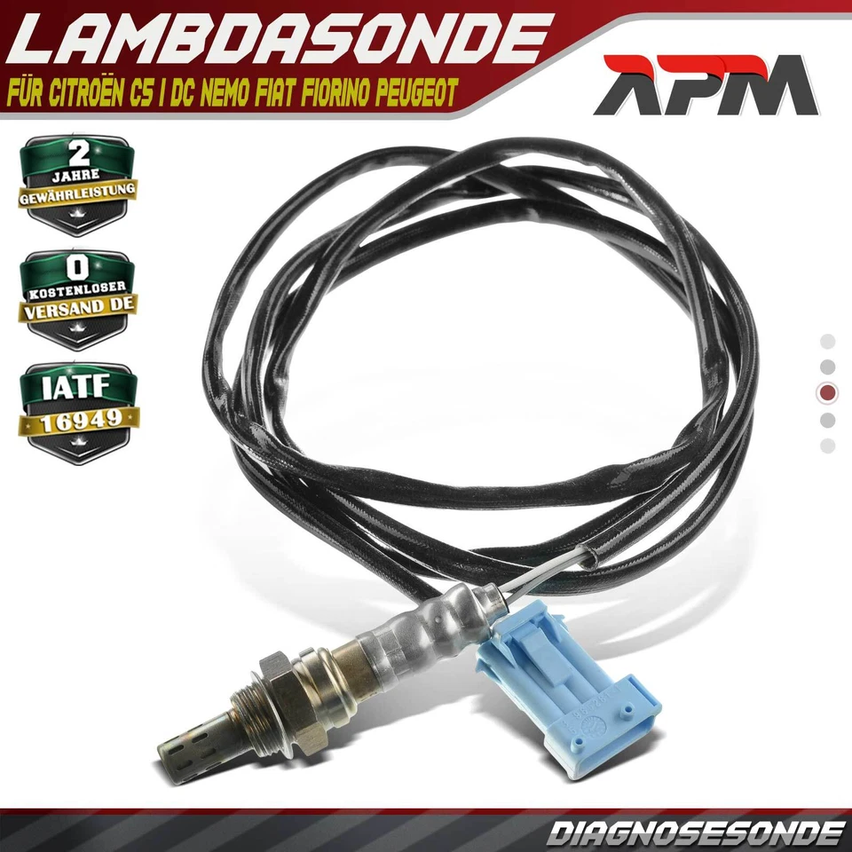 Sonda lambda sonda diagnostica dopo catalizzatore per Citroen C5 I DC Nemo Fiat Fiorino Peugeot - Immagine 1 di 4