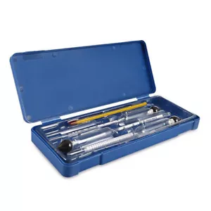 3-teiliges Hydrometer Alkoholmessgerät Vinometer Tester mit Thermometer Gadget Set Y - Bild 1 von 4