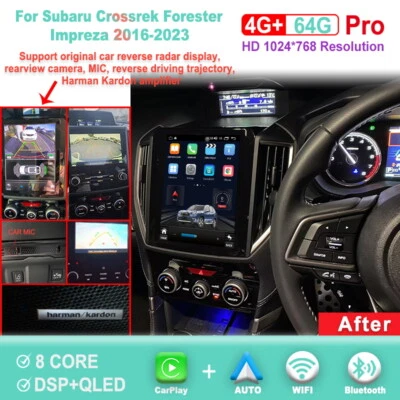 Subaru Android Car Radio Stereo For Subaru Forester Crossrek Impreza 2016 - 2023 - Image 1 of 4