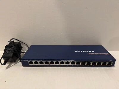 Netgear FS116 ProSafe 16-Port 10/100 Desktop Switch - Image 1 of 3