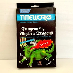 Dungeon of the Algebra Dragons + Box, Manual - Commodore 64 - Free Postage - Picture 1 of 5