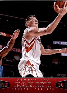 2013-14 Panini Houston Rockets Basketball Card #34 Jeremy Lin