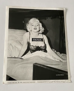 MARILYN MONROE 1959 Original Photo "Some Like It Hot" United Artist Corp RARE+++ - Picture 1 of 6