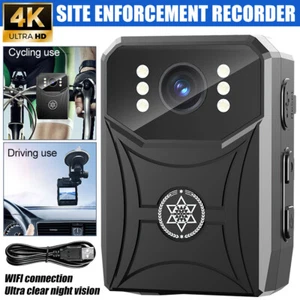 18 Hour 1080P Camcorder Mini Police Body Camera HD 120° Video DVR IR Night Cam - Picture 1 of 20