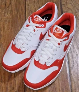 Nike Air Max 1 By You FJ8893-900 White/Bright Crimson US Size W 12 / M 10.5 - Picture 1 of 6